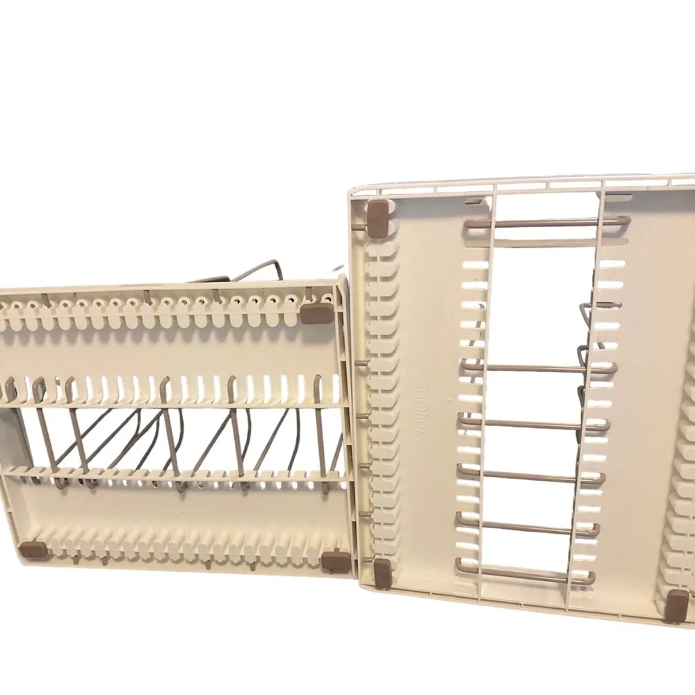 Youcopia storemore cookware rack adjustable pan organizer, white (2-packs)